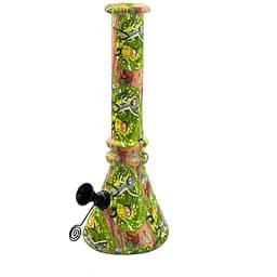 Бонг стеклянный D&K Рик и Морты DK-6433-1 Green (15689)