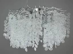 Сучасна кришталева люстра Гліцинія