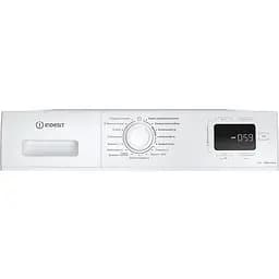 Indesit Пральна машина Indesit фронтальна, 7кг, 1200, A+++, 49.6см, дисплей, пара, інвертор, люк чорний, білий - мініатюра 5