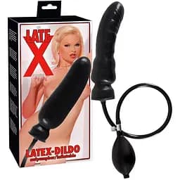 Фалоімітатор Latex-Dildo 20 см чорний