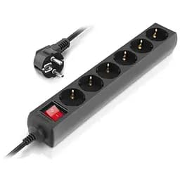 Мережевий фільтр живлення REAL-EL RS-6 Protect M 5m, black (EL122300036) - мініатюра 6
