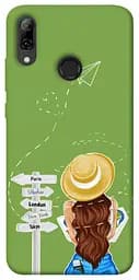 Чохол Demsky Travel girl для Huawei P Smart (2019)