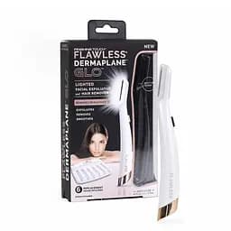 Жіночий тример для обличчя та брів Flawless Dermaplane з насадками та підсвіткою