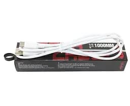 Кабель USB AM-Type-C, 1 м, белый, Aspor, 2.4A (AC-07)