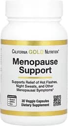 Натуральная добавка California Gold Nutrition Menopause Support, 30 вегакапсул