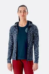 Художнє жіноче Rab Maze Hoody Womens 12 Білий-Фіолетовий - мініатюра 3