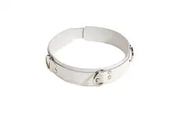 Нашийник Slave Leather Collar White від sLash
