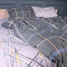 Простынь MirSon Modern Lines бязь разноцветная 110 х 160 см (2200013008651)