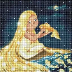 Алмазная мозаика Ideyka Тайная река без подрамника 30х30 см (AMC7710)