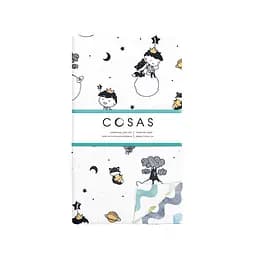 Дитяча постільна білизна в ліжечко LITTLE PRINCE CS1, білий (LittlePrince_Wave_140) - мініатюра 5