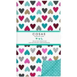 Підковдра Cosas LOVE CS2 полуторна 160х220 см (Love_Mint_160)