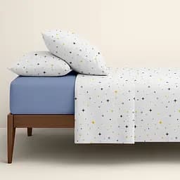 Комплект постільної білизни Cosas Midnight stars CS7 Сімейний сірий (MidnightStars_El180x30-117Cloud_160x2) - мініатюра 2