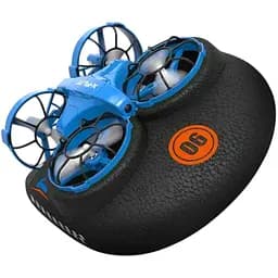 Квадрокоптер JJRC H116 Vehicle Drone Boat 3 in 1 Black-Blue (132078)