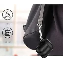 Силіконовий чохол Primo Carbon Fiber для AirPods 2 Black - мініатюра 7