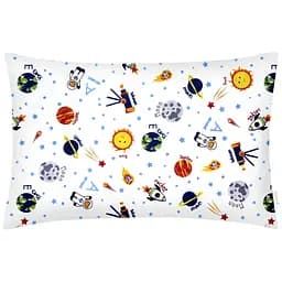 Набір наволочок Cosas Astronaut 40х60 см білий (SetPillow_TelescopeWhite_40x60) - мініатюра 1