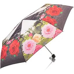 Жіноча складана парасолька механічна Magic Rain 97 см різнобарвна