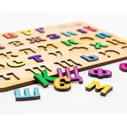 Розвиваюча іграшка PuzzleOk Абетка українська кольорова P-OK-1 (2013511320) - мініатюра 2