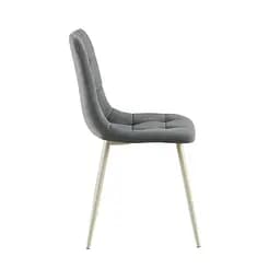 Стілець TED Grey Dark Grey Velvet - мініатюра 3