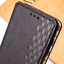 Чохол-книжка GETMAN Cubic Cover Case для Oppo A78 4G Black [95320] - мініатюра 4