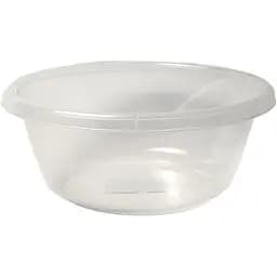 Миска Stars Plast круглая прозрачная 2.7 л  (94011/проз)