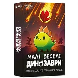 Настольная игра Geekach Games Малые веселые динозавры (Happy Little Dinosaurs) (укр.) (GKCH0284 )