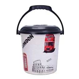 Ведро Violet House London, 10 л, серый (0205 №3 LONDON с/кр.10 л)