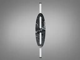 Настінне LED бра Romin 9 Вт чорне з мармуром - мініатюра 4
