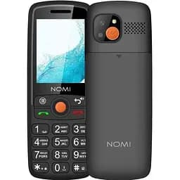 Мобільний телефон бабушкофон Nomi i2440 Black