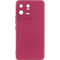 Чехол Silicone Cover Lakshmi Full Camera A для Xiaomi 13 Pro Бордовый / Marsala