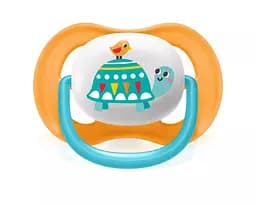 Пустушка Avent ортодонтична Ultra Air Animal для хлопчиків 6-18 міс 2 шт SCF080/07 - мініатюра 3