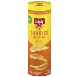 Чіпси картопляні з паприкою Dr. Schaer Curvies Paprika 170 г