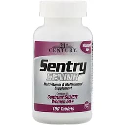 Мультивітаміни і мультімінерали 21st Century Sentry Senior для жінок 50+ 100 таблеток