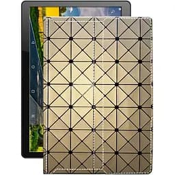 Чохол StatusCASE з екошкіри для планшету Hoozo X1001 Full HD Золотий ромб