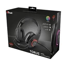 Гарнітура Trust GXT 455 Torus RGB 3.5 мм BLACK (23138) - мініатюра 6
