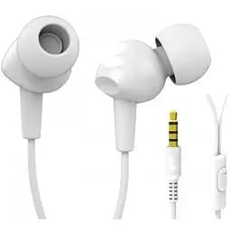 Наушники проводные JBL C100SI белые с микрофоном