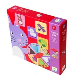 Настільна гра Djeco Тактильне лото. Тварини (Tactilo loto Animals) (DJ08129)