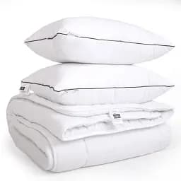 Набор MirSon антиаллергенный №9595 Bianco EcoSilk зима одеяло 200х220 см + 2 подушки белый (2200010807219)