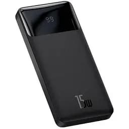 Зовнішній акумулятор Baseus PowerBank Bipow Overseas 15W 10000mAh Black (PPBD050001) - мініатюра 2
