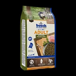 Сухий корм для собак Бош Едалт з птицею та зерновими (1 кг), Bosch Adult Poultry and Millet (1 кг)