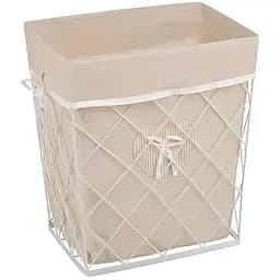 Кошик металевий Handy Home Stainless, 42х31х49 см, бежевий (EW-50 L)