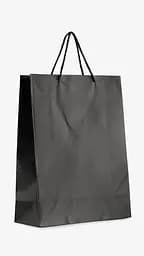 Пакет Новорічний подарунковий 755L Чорний shop (2000999333569)