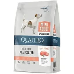 Сухий корм Quattro Adult All Breed Salmon для дорослих собак усіх порід з лососем 12 кг