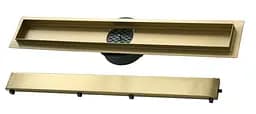 Душовий канал VBI Fort 2в1 60 brushed gold VBI-060106BG - мініатюра 2