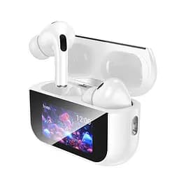 Бездротові TWS навушники Hoco EW79 Bright with Touch Screen ANC White - мініатюра 2