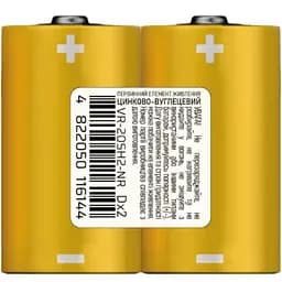 Первичный элемент питания Vegas Normal D zinc-carbon 2 шт. (VR-20SH2-NR)