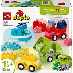 Конструктор LEGO DUPLO My First Творческие транспортные средства 42 детали (10474)