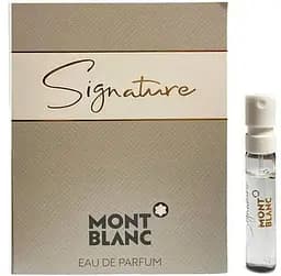 Пробник Montblanc Signature 2 мл парфюмированная вода