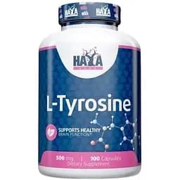 Аминокислота Haya Labs L-Tyrosine 500 mg 100 капсул