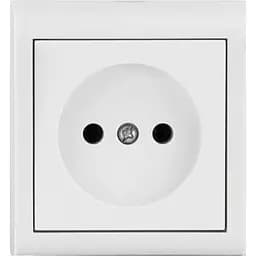 Розетка Ovivo Electric Nivo, одинарна, накладна, біла 