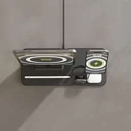 Бездротовий зарядний пристрій Zens MagSafe + Watch + iPad Wireless Charging Station Black (ZEDC21B/00) - мініатюра 4